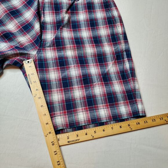 Brooks Brothers Mens Size 38 NWT Casual Cotton Shorts 9" Inseam Plaid Multicolor - Picture 3 of 7